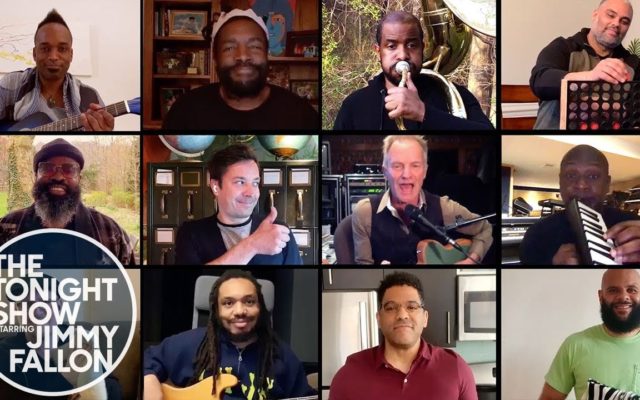 Jimmy Fallon & The Roots’ with Sting for ‘Don’t Stand So Close to Me’ Remix