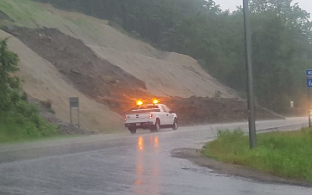 Mudslide Closes Highway 68 At Courtland