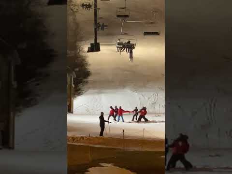 Skier Rescued After Dangling From Chairlift