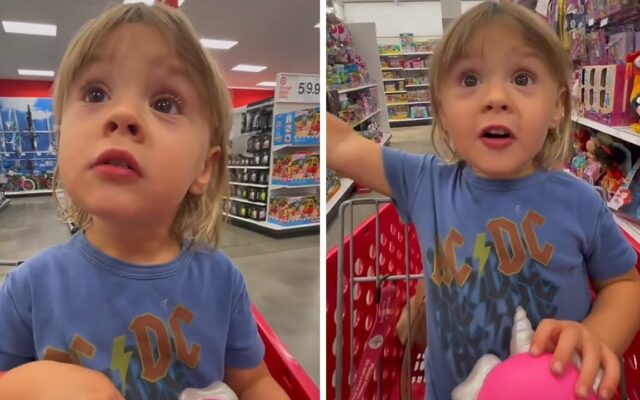 Little Girl’s First Trip To The Target Toy Aisle Is Filled With Wonder & Awe
