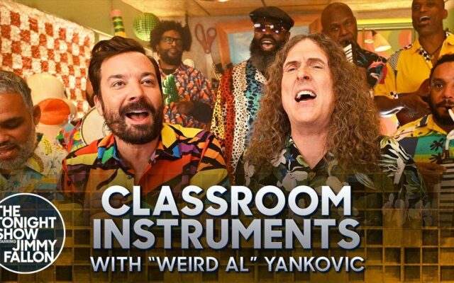 “Weird Al” Yankovic, Jimmy Fallon & The Roots Sing Weird Al’s Greatest Hits (Classroom Instruments)