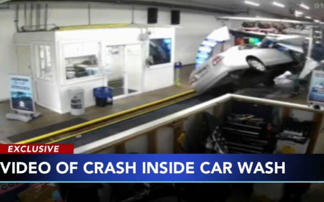 A Guy Managed to Flip His Car Inside a Car Wash